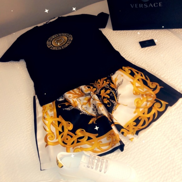 versace shirt outfit